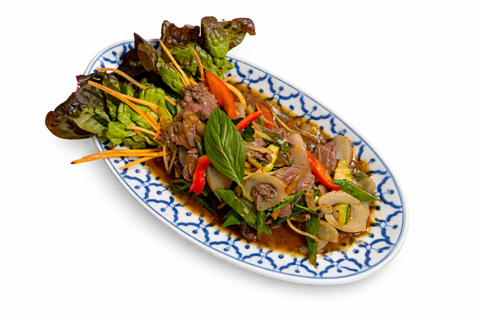 Bœuf sauté au basilic